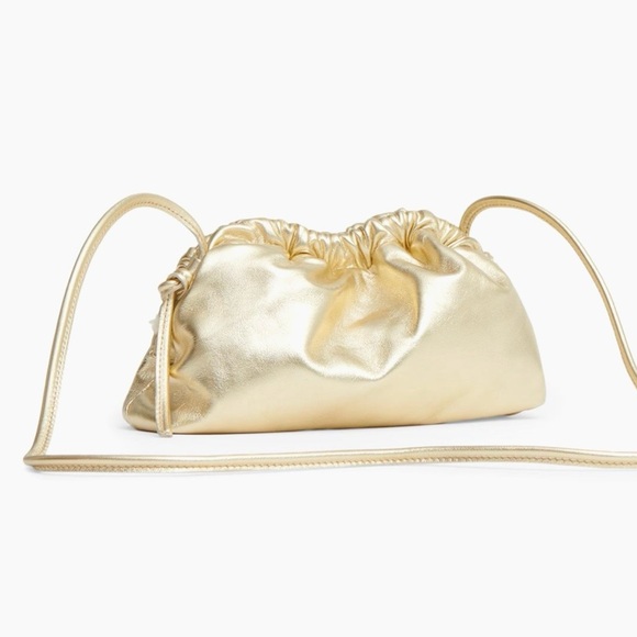 Mansur Gavriel Mini Cloud Clutch Gold - Picture 5 of 6